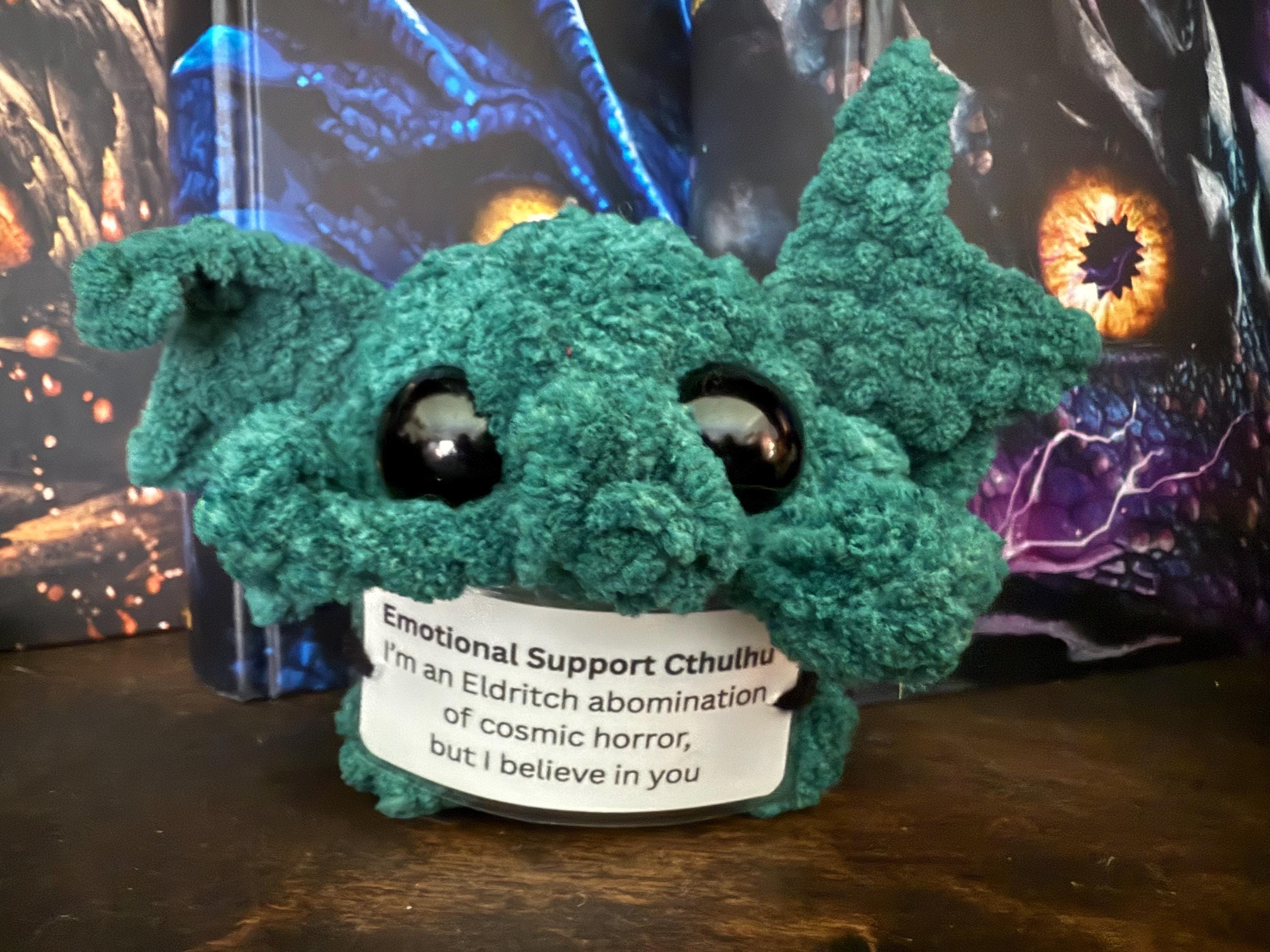 Emotional Support Cthulhu Plushie Amigurumi - Etsy