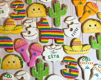 Three Esta Birthday Cookies