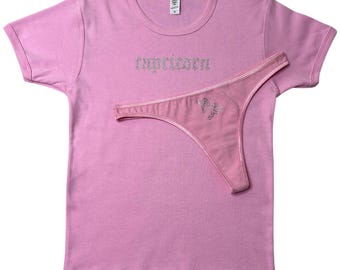 Conjunto de camiseta y tanga con diamantes de imitación rosas para bebé Capricornio, regalo de cumpleaños para Capricornio, camiseta para el signo zodiacal Capricornio, regalo de cumpleaños para Capricornio