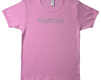 Camiseta rosa con diamantes de imitación para bebé de Sagitario, regalo de cumpleaños para Sagitario, camiseta para el signo zodiacal de Sagitario, regalo de cumpleaños para el signo zodiacal de Sagitario
