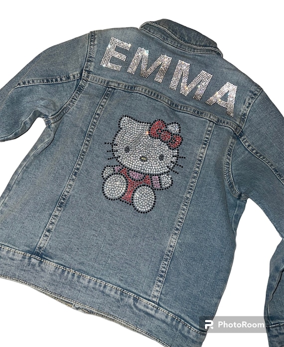 Hello Kitty Toddler's Jeans Jacket, Customizable Name, Hello Kitty