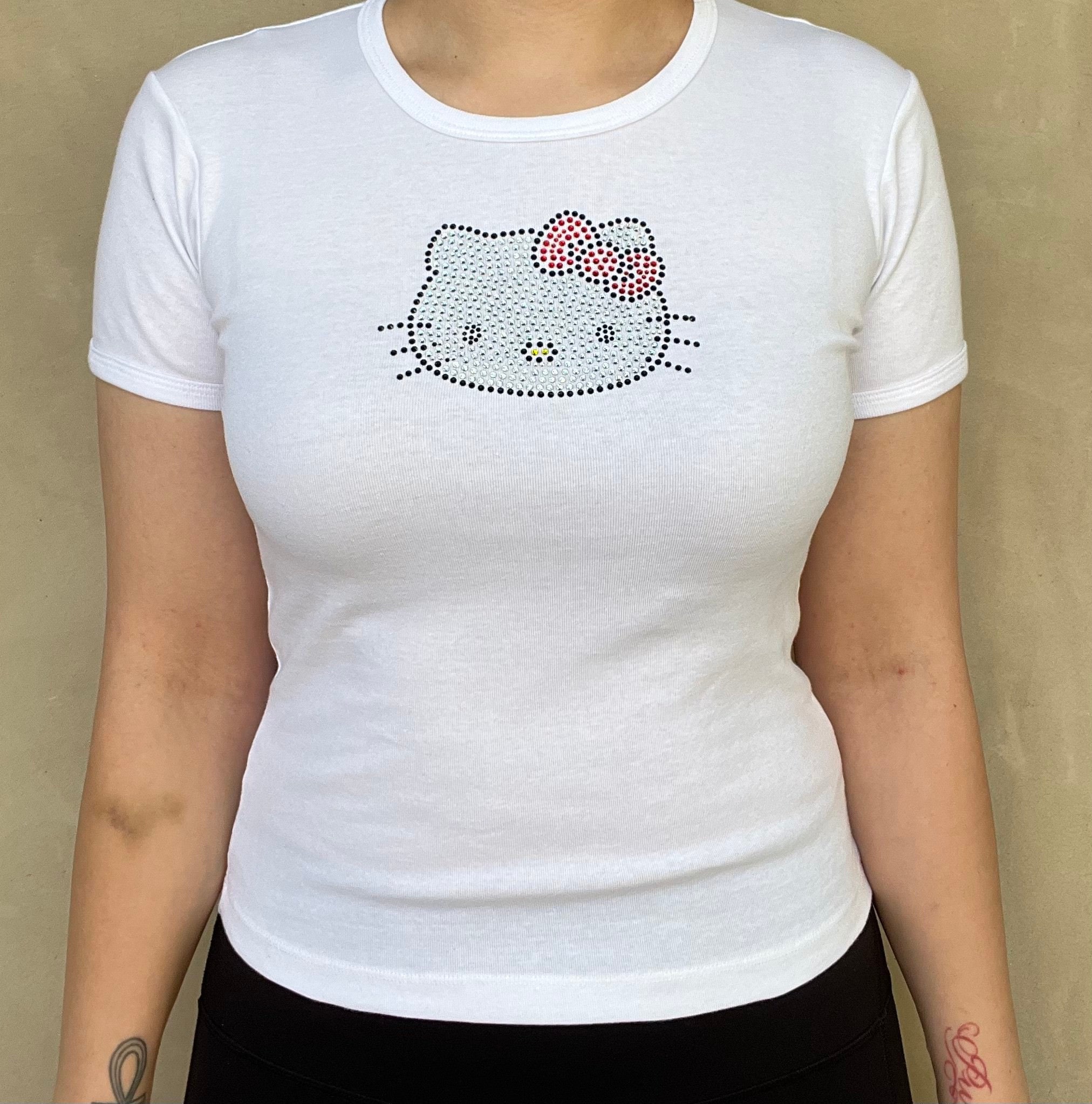 Hello Kitty Rhinestone Baby Tee, Hello Kitty Birthday Gift