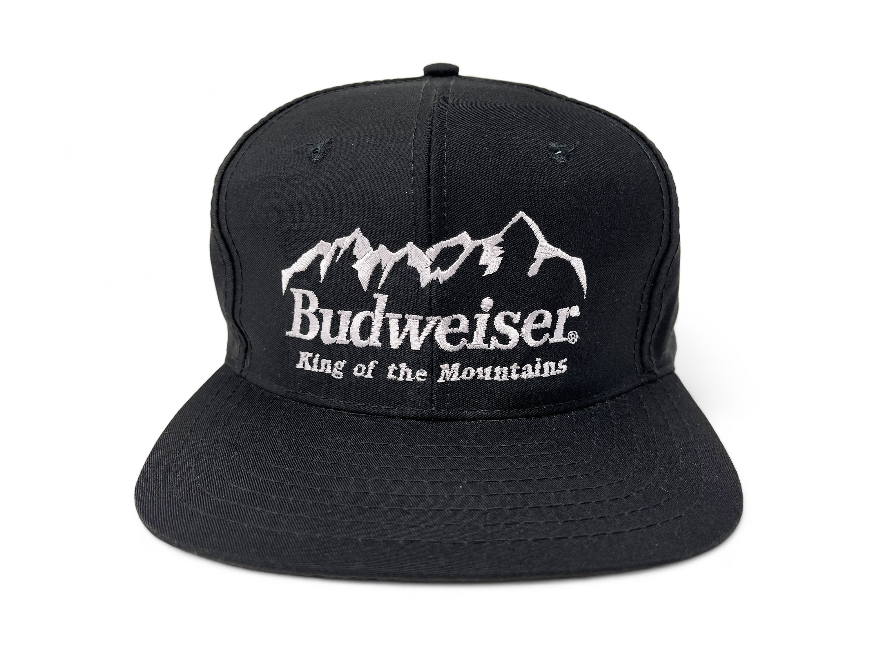USA製！90's VINTAGE Budweiser cap ヴィンテージ Vintage Budweiser Hat 90s Snapback Cap King of the Mountains