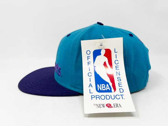 Vintage Charlotte Hornets Hat 90s Snapback Cap Ne… - image 3