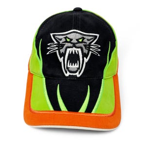 Vintage Team Arctic Cat Hat Snowmobile Racing Snowmobiling Arcticwear Strapback Cap Snopro Y2K H17