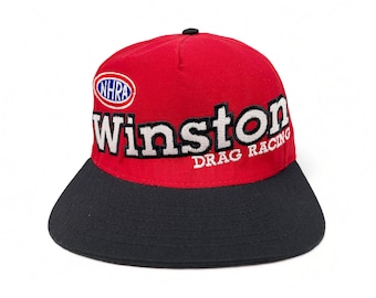 Vintage Winston Drag Racing Hat 90s NHRA Lone Star Nationals 1998 Snapback Cap H21