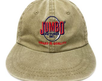 Vintage Jumbo Pictures Hat • 90s Animation Studio Strapback Cap