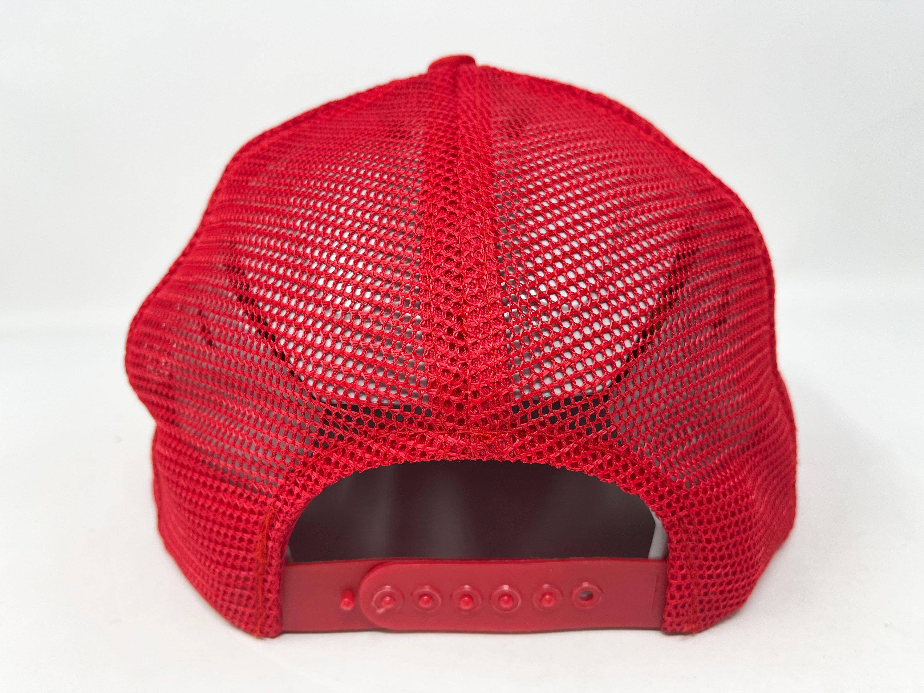 Casquette Snapback Vintage Stroh's Beer Années 80 - Maille Et Mousse, Modèle Corde, Neuf !
