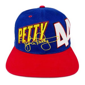 Vintage Kyle Petty Hat • 90s Hot Wheels NASCAR Racing • #44 Snapback Cap