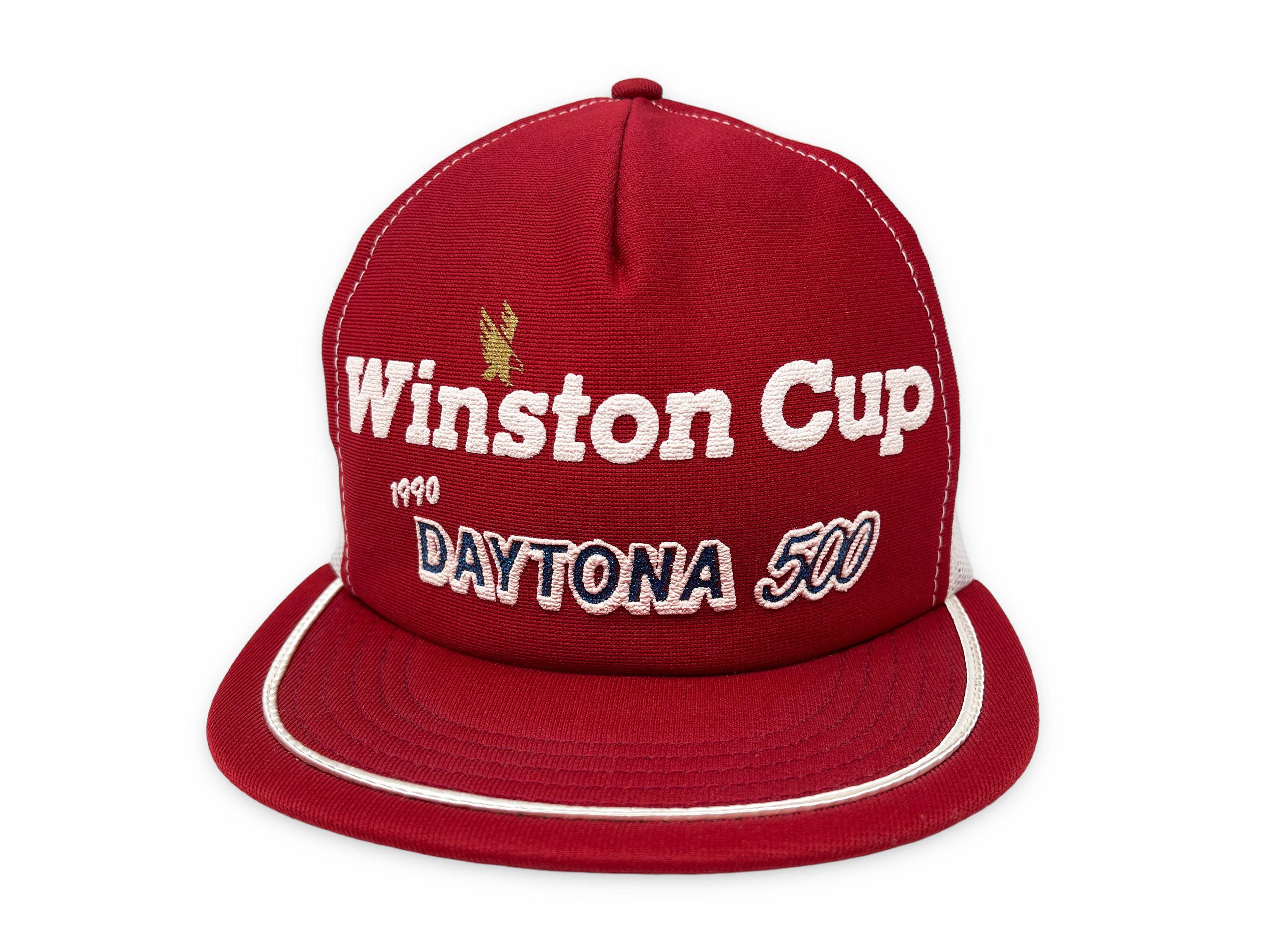 Vintage Daytona 500 Hat 90s Winston Cup NASCAR Snapback Cap Racing