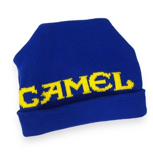 Vintage Camel Winter Beanie 90s Hat Joe Cigarettes H25