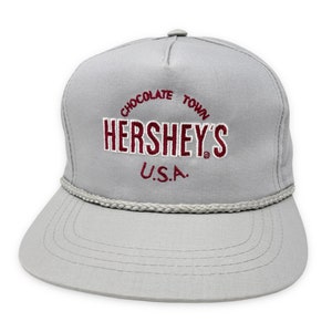 Vintage Hershey&#39;s Hat 90s Chocolate Town Snapback Cap H01