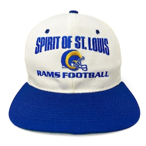 Vintage St Louis Rams Hat 90s Snapback Cap Spirit Of H10