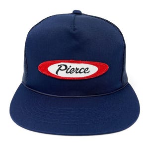 Vintage Pierce Hat 80s 90s Snapback Trucker Cap H18