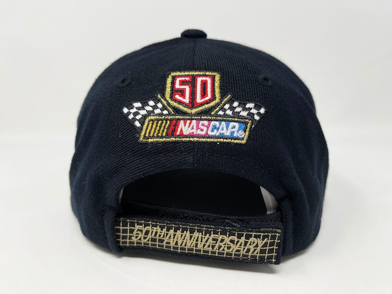 Retro Racing Hat Vintage NASCAR Racing Hat 90s Strapback Cap 50th Anniversary Logo ...
