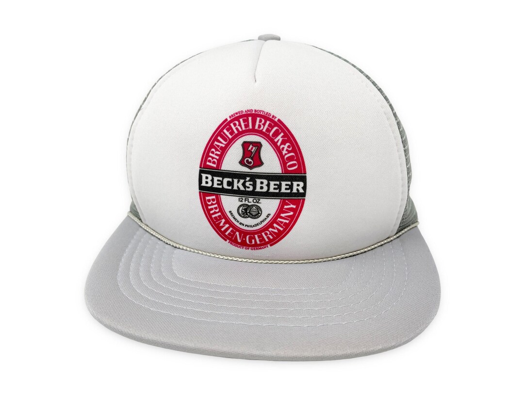 Vintage Beck's Beer Hat 80s 90s Snapback Trucker Cap H10 - Etsy