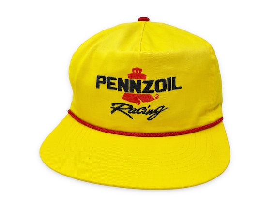 Vintage Pennzoil Racing Hat 90s NASCAR Strapback … - image 1
