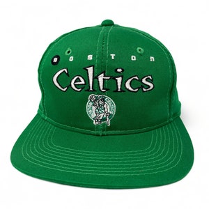 Vintage Boston Celtics Hat 90s Snapback NBA G Cap H22