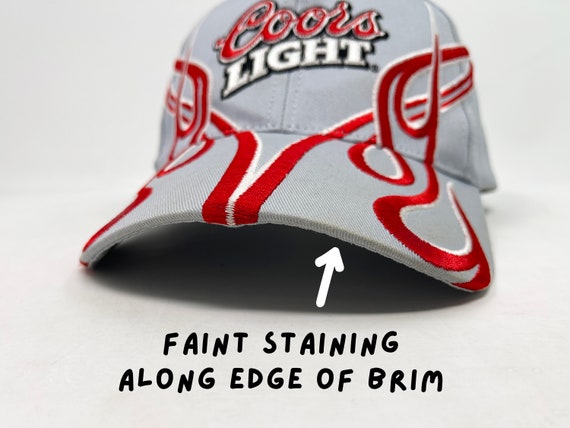 Vintage Coors Light Racing Hat 2001 NASCAR Strapb… - image 6