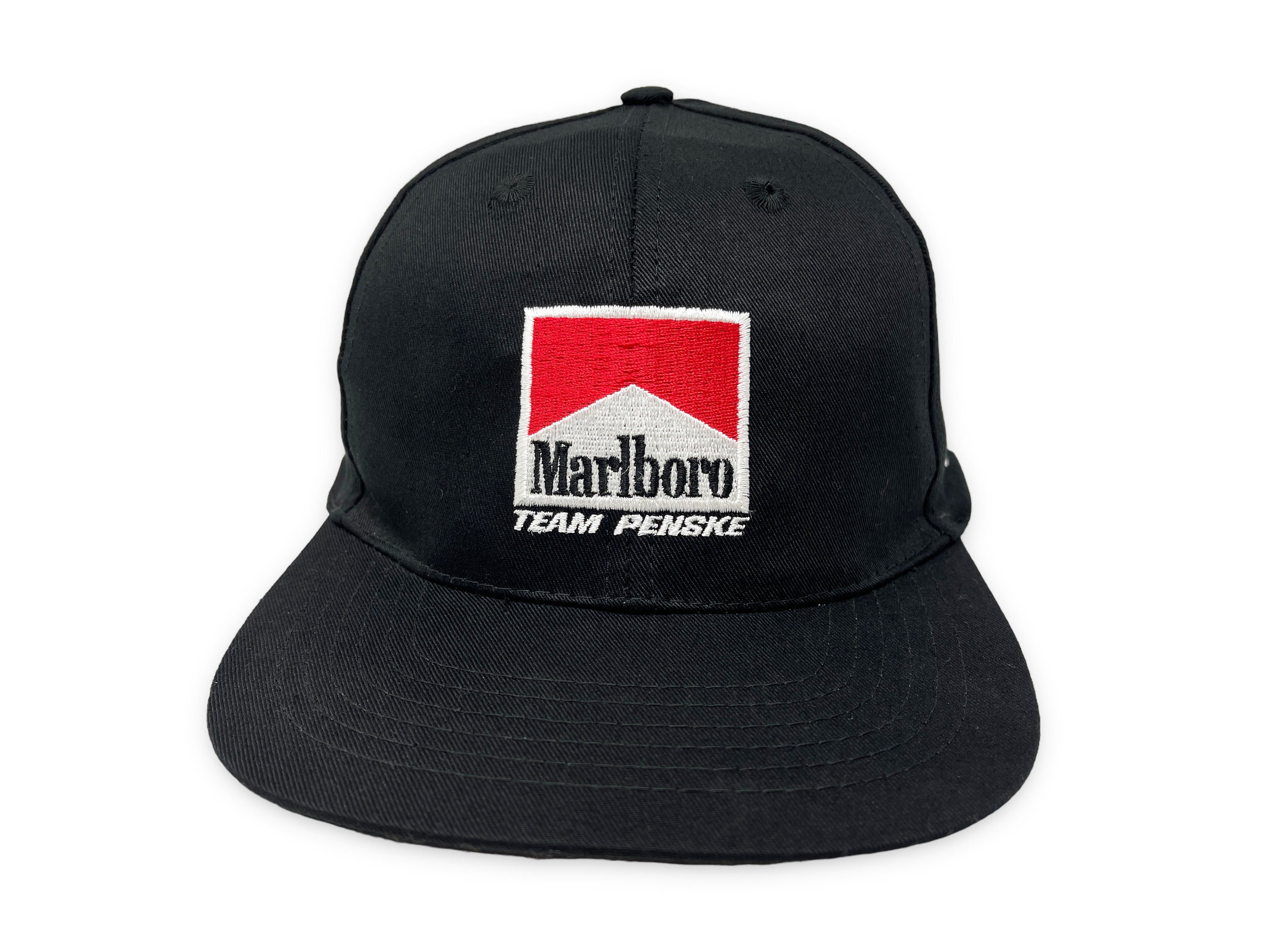 Vintage Marlboro Racing Hat 90s Snapback Cap Cigarettes Team
