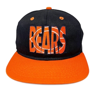 Vintage Chicago Bears Hat 90s Snapback Cap NFL STAINED H30