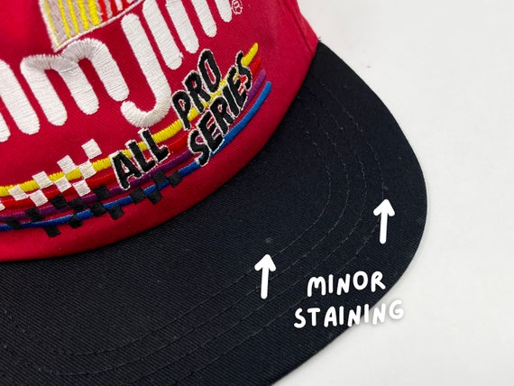 Vintage Slim Jim NASCAR Racing Hat 90s Snapback C… - image 9