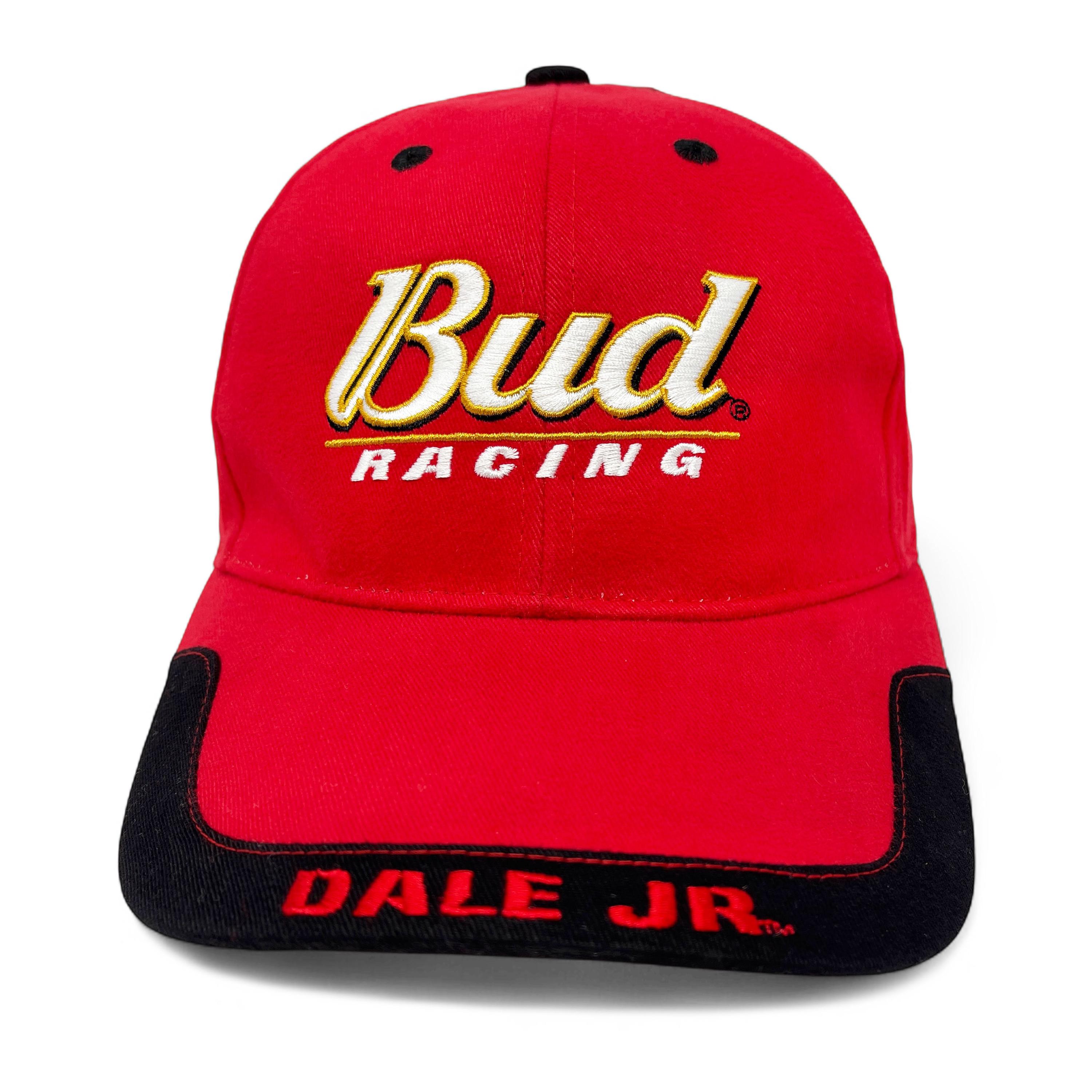 Vintage Bud Racing Hat • Y2K NASCAR Budweiser Cap • Dale Earnhardt