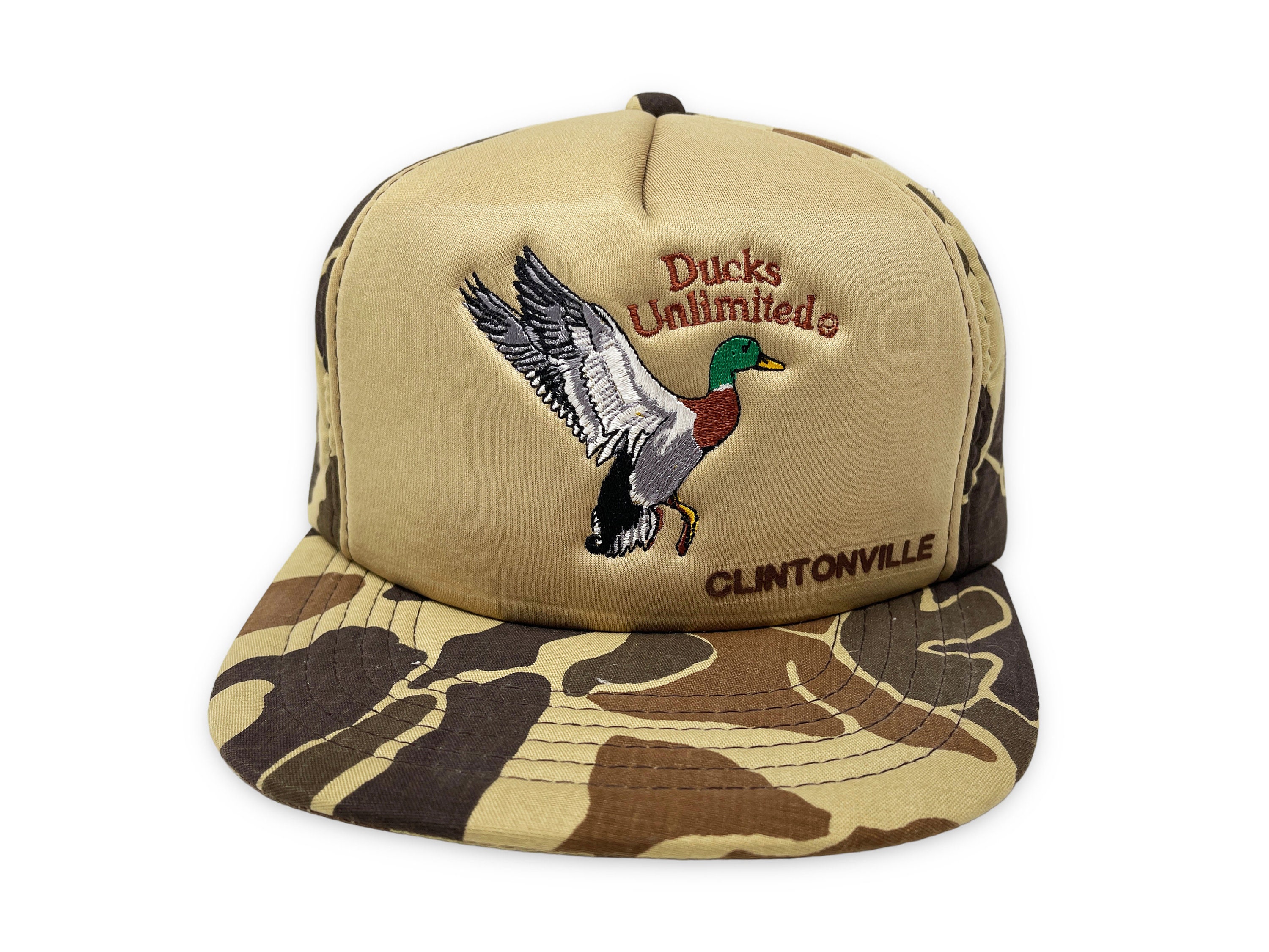 Vintage Ducks Unlimited Hat 80s 90s Snapback Cap Hunting