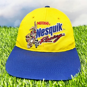 Vintage Nesquik Racing Hat 00s NASCAR Snapback Cap Jeff Green #10