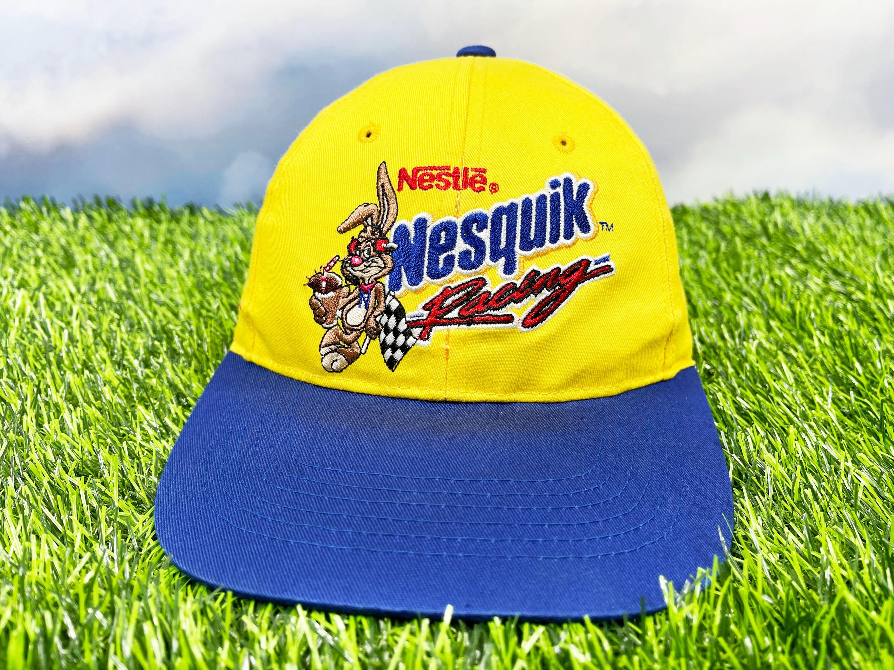 Vintage Nesquik Racing Hat 00s NASCAR Snapback Cap Jeff Green #10