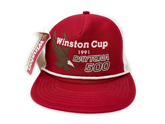 Vintage Daytona 500 Hat 90s Winston Cup NASCAR Sn… - image 1