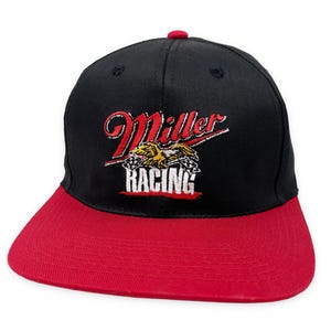 ヴィンテージ ミラー レーシング チーム ハット 90 年代 NASCAR ビール