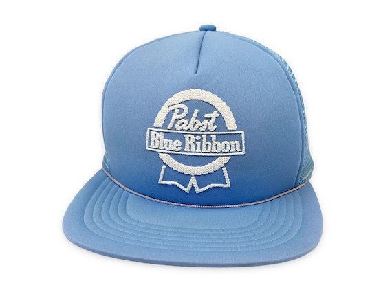 Vintage PBR Hat 80s 90s Snapback Cap Pabst Blue Ribbon Beer