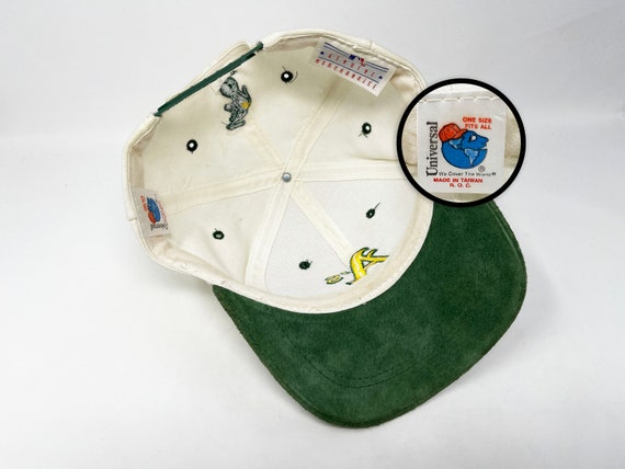 Vintage Oakland A's Hat 90s Snapback Cap MLB Athl… - image 5