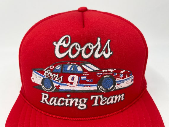 Vintage Coors Racing Hat 80s 90s NASCAR Beer Truc… - image 2