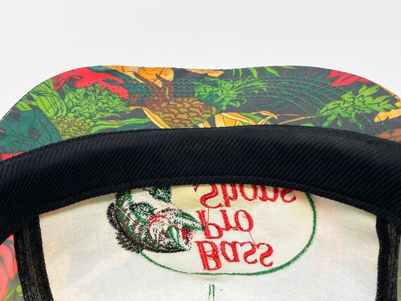 Vintage Bass Pro Shops Hat 90s Snapback Cap Flora… - image 7