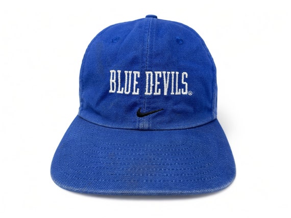Vintage Duke Blue Devils Hat 90s 00s Nike Strapba… - image 1