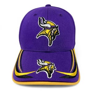 Vintage Minnesota Vikings Hat • Y2K NFL Strapback Cap • ANNCO