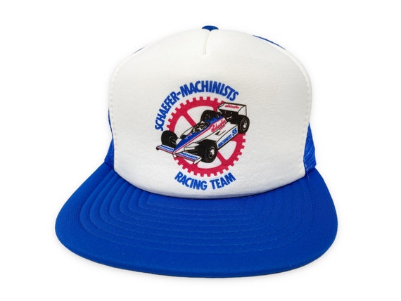 Vintage Schaefer Machinists Racing Team Hat 80s I… - image 1