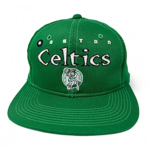Vintage Boston Celtics Hat 90s Snapback NBA G Cap H22