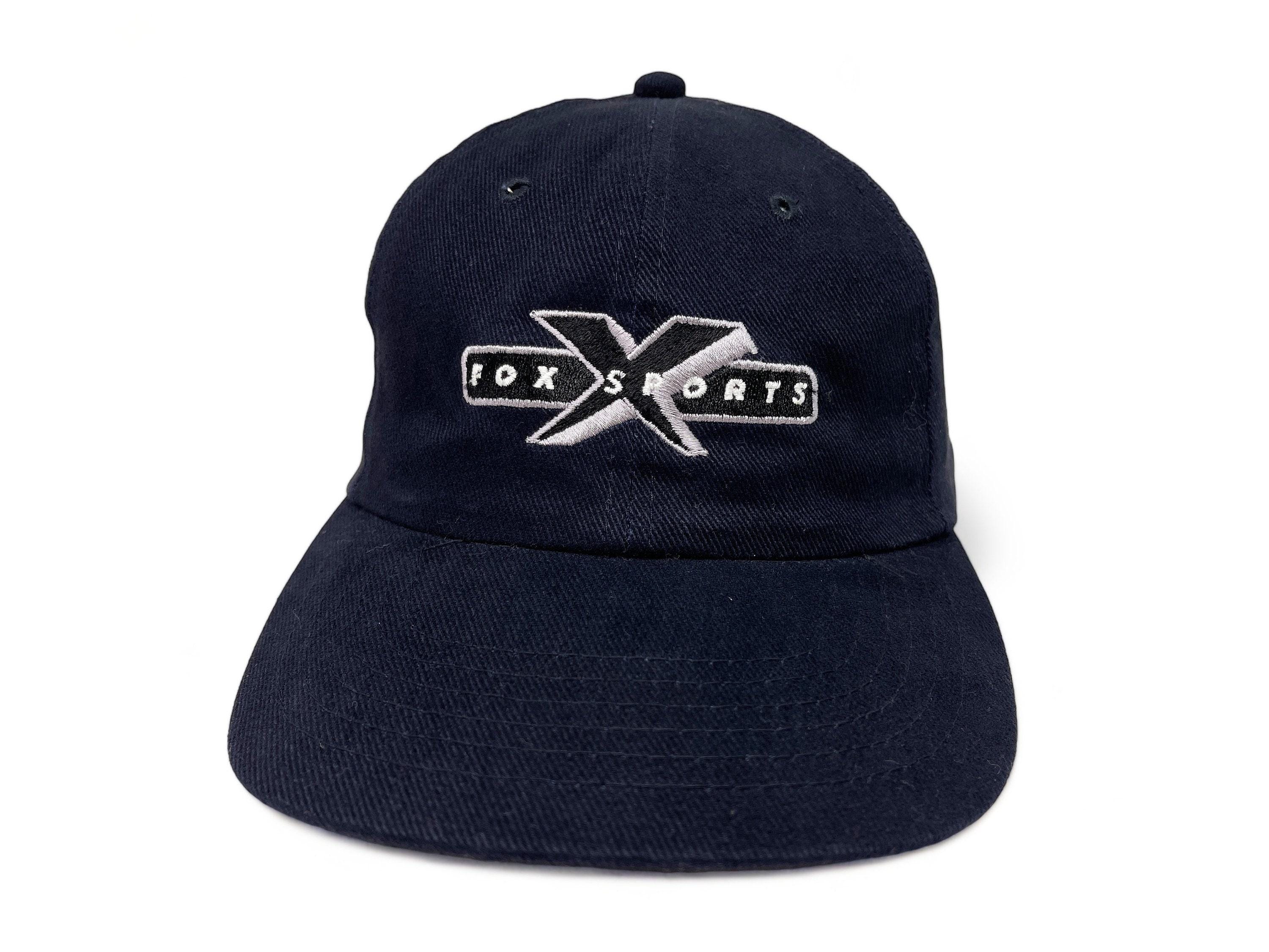 Vintage Fox Sports Hat 90s Strapback Cap Broadcasting H25 - Etsy