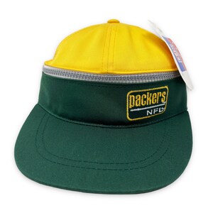 Vintage 90er Jahre Green Bay Packers Snapback Cap NFL Visier
