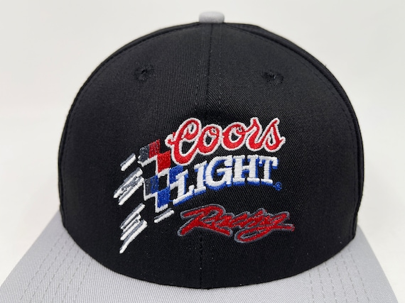 Vintage Coors Light Racing Hat 90s NASCAR Snapbac… - image 2