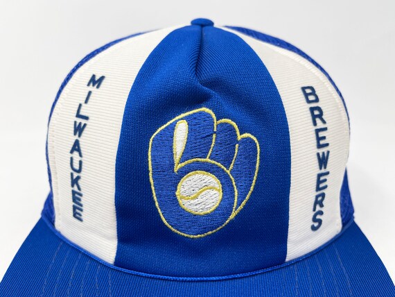 Vintage Milwaukee Brewers Hat 80s 90s Snapback Tr… - image 2