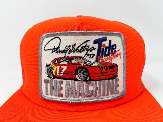 Vintage Tide Racing Snapback Hat 80s 90s NASCAR Trucker Cap