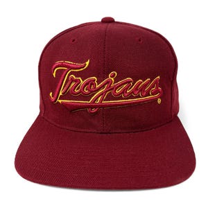 Vintage USC Trojans Hat 00s Strapback Cap NCAA Southern California H15