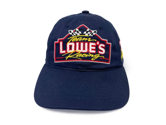 Vintage Lowe s Racing Team Hat 90s NASCAR Snapback Cap Mike Skinner H22 Etsy