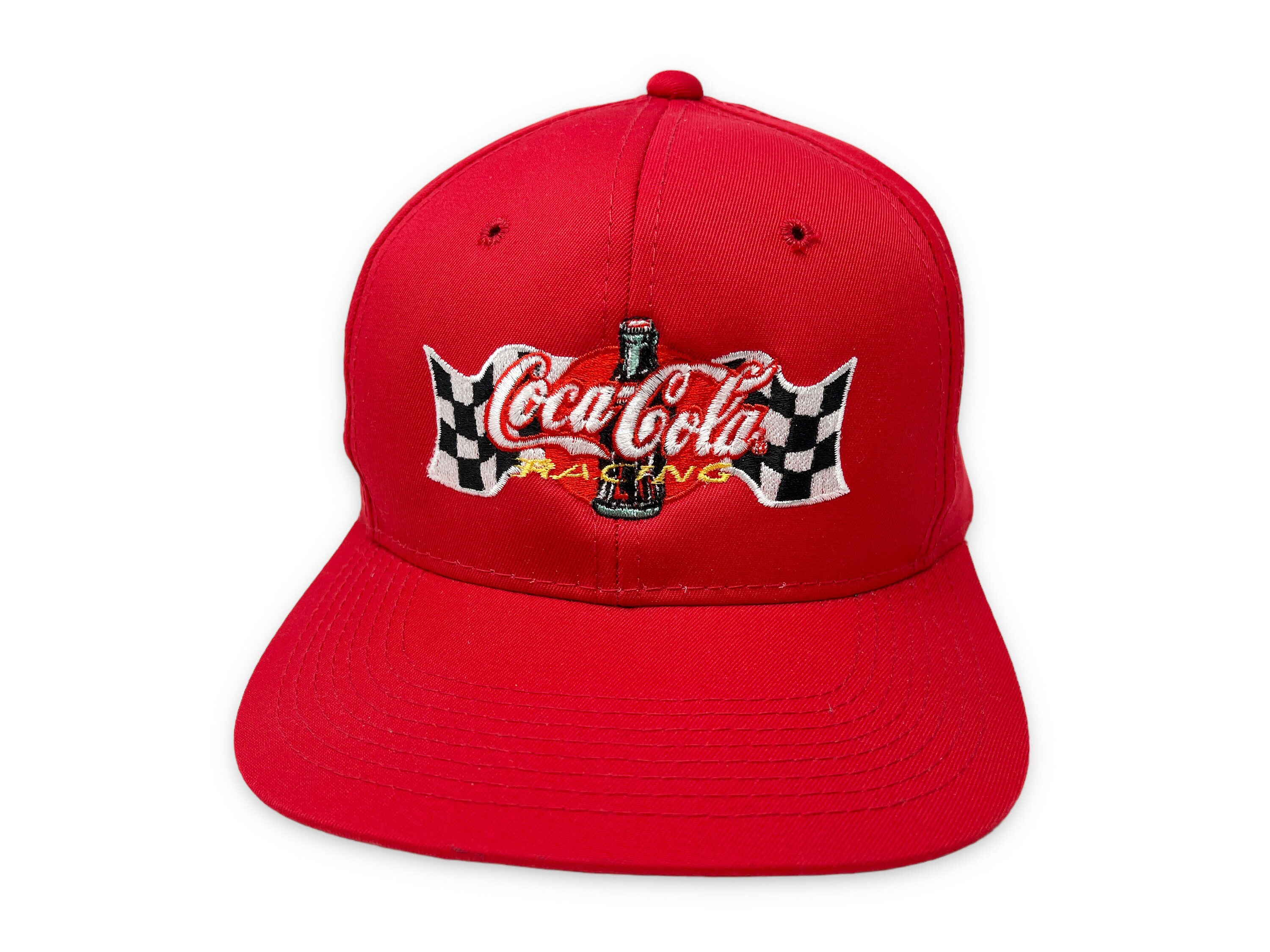 Retro Racing Hat Vintage Coca Cola Racing Hat 90s NASCAR Snapback Cap Coke H20 - Etsy