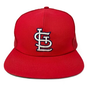 Vintage St Louis Cardinals Trucker Hat 80s 90s Cap MLB H24