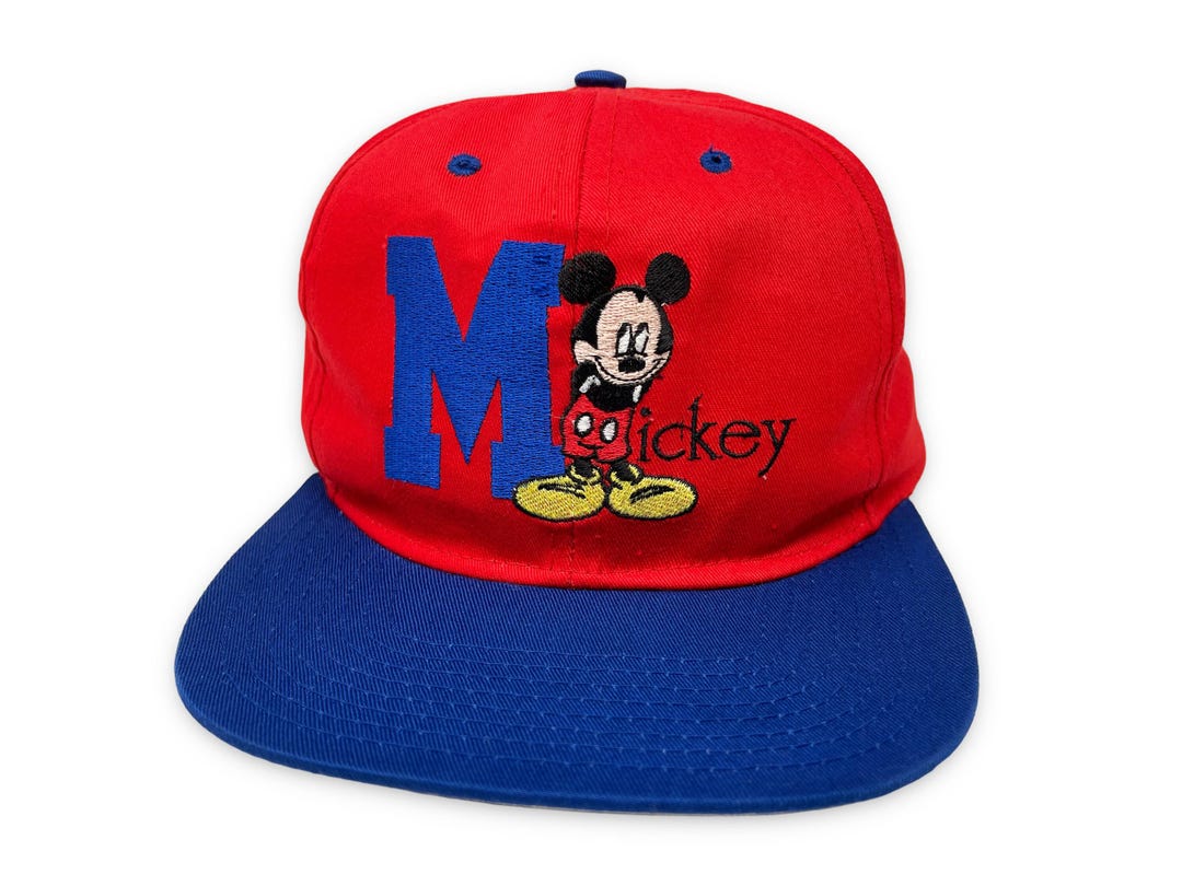 Vintage Mickey Mouse Hat 90s Snapback Cap Disney H15 - Etsy